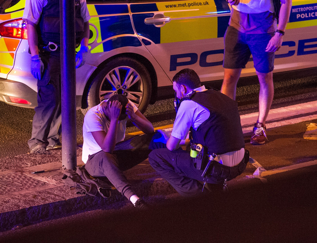 Driver plows into crowd outside London mosque, injuring 10