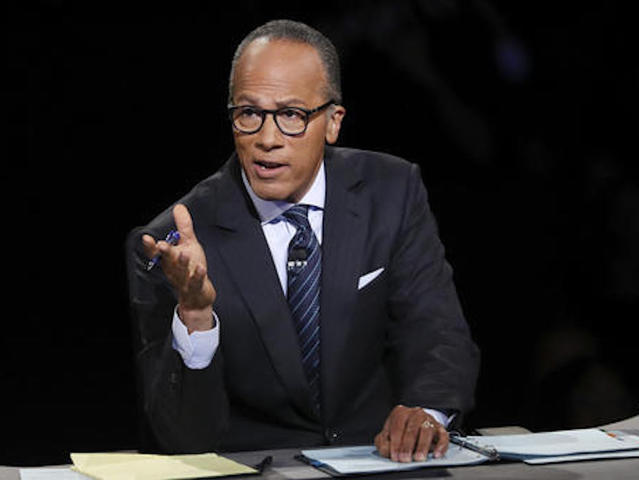 Moderator Lester Holt worked to keep control of debate