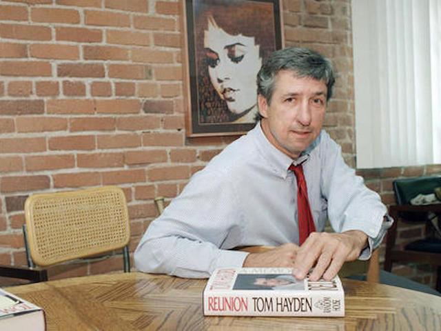 Tom Hayden, famed 1960s anti-war activist, dies at 76