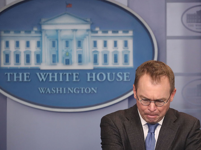 Acrimony deepens after government shutdown's first day